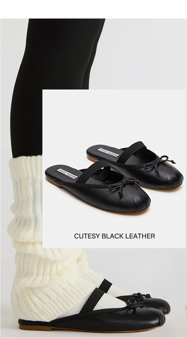 Cutesy Black Leather