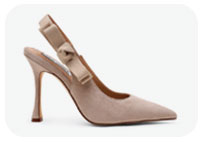 Brylie Pump Taupe Suede