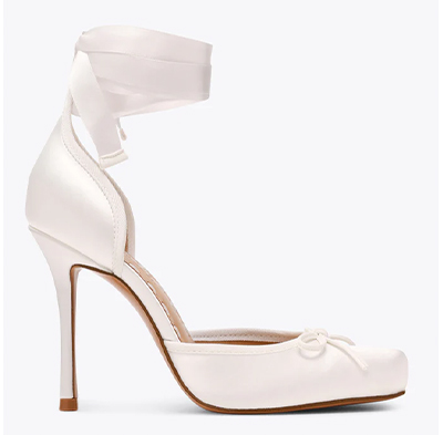 Larina White Satin