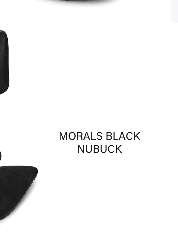 Morals Black Nubuck