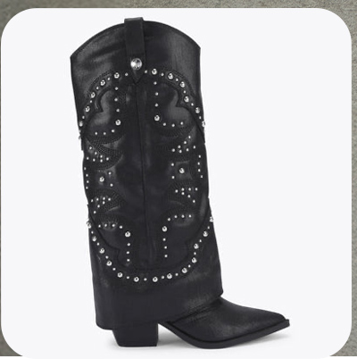 Stagecoach Black Leather