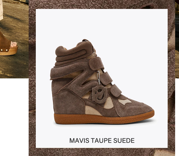 Mavis Taupe Suede