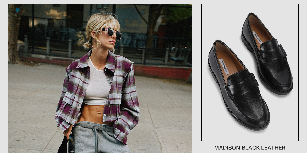 Madison Black Leather
