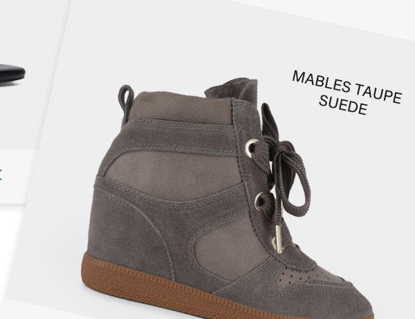 Mables Taupe Suede