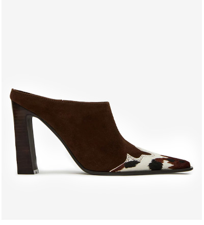Houston-h Mule Brown Suede