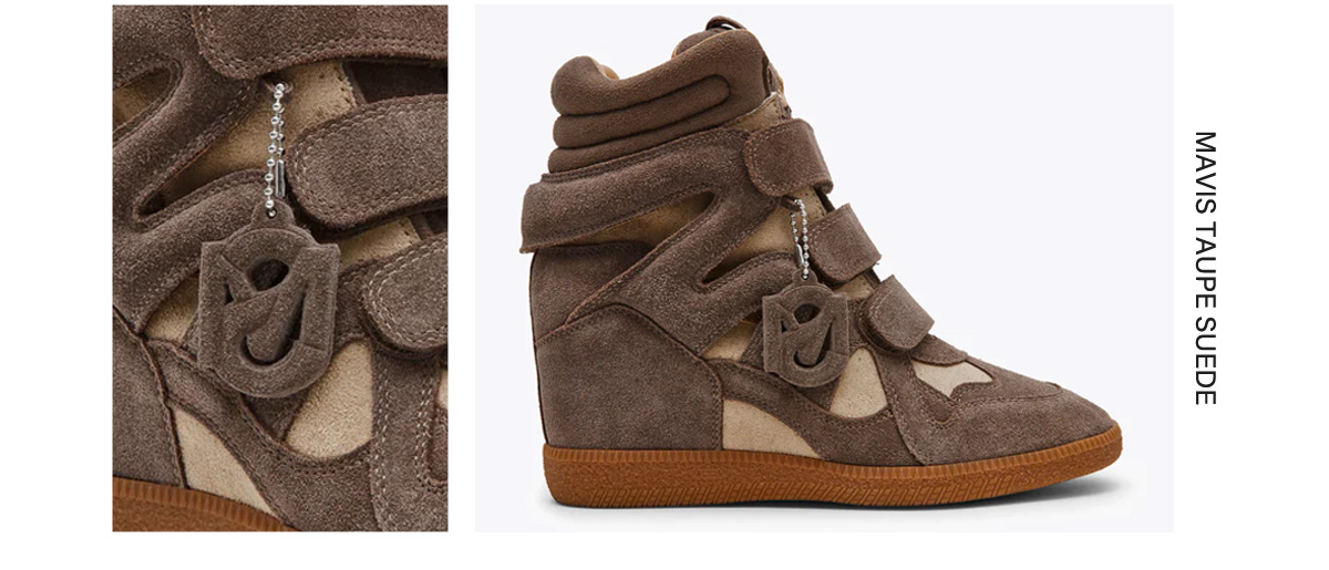 Mavis Taupe Suede