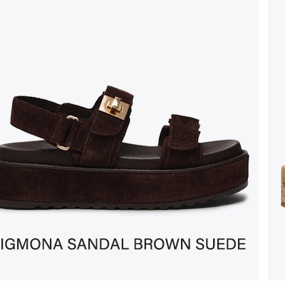 Bigmona Sandal Brown Suede