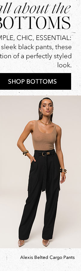 JLUXLABEL ALEXIS BELTED CARGO PANTS