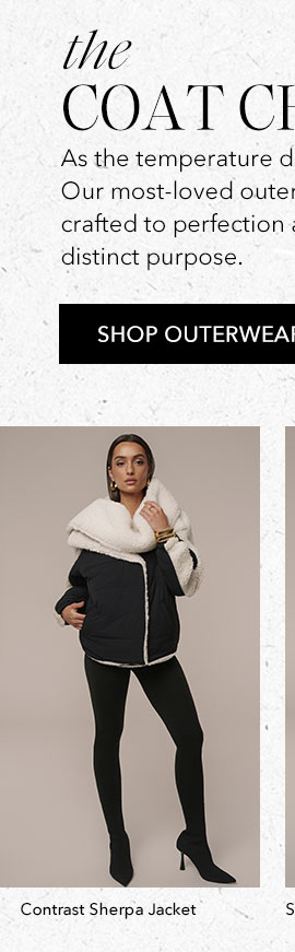 JLUXLABEL CONTRAST SHERPA JACKET