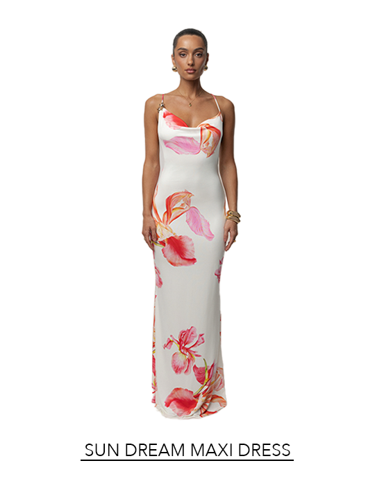 Ivory Floral Sun Dream Maxi Dress