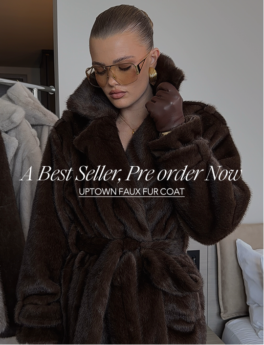 JLUXLABEL UPTOWN FAUX FUR COAT