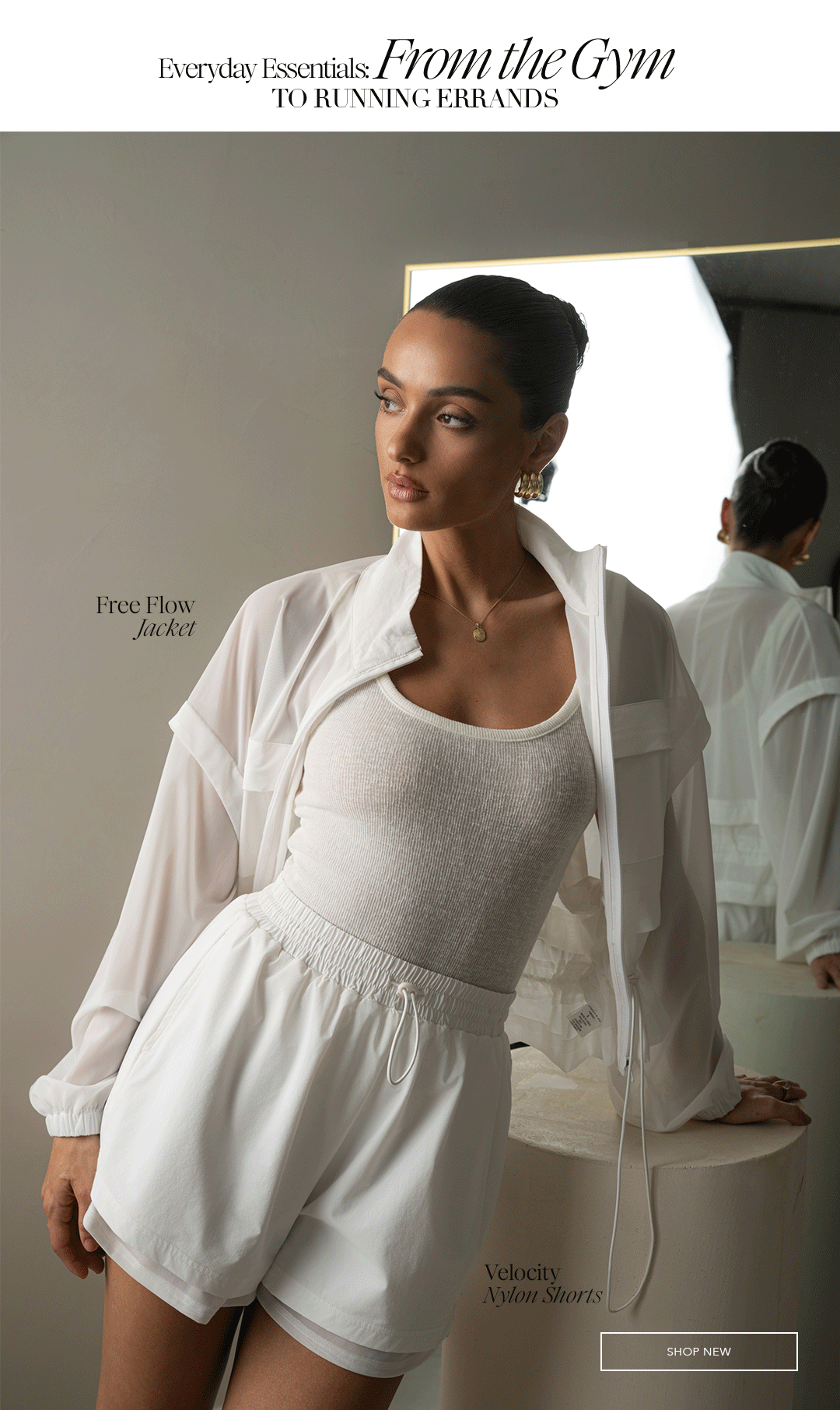 Ivory Free Flow Jacket