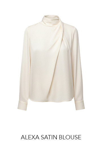 JLUXLABEL ALEXA SATIN BLOUSE