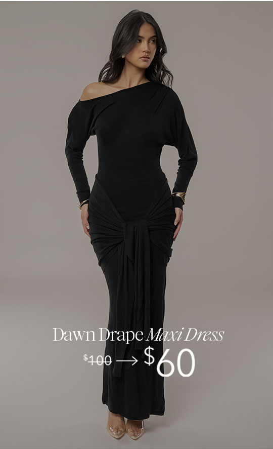  Dawn Drape Maxi Dress