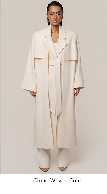 JLUXLABEL CLOUD WOVEN COAT