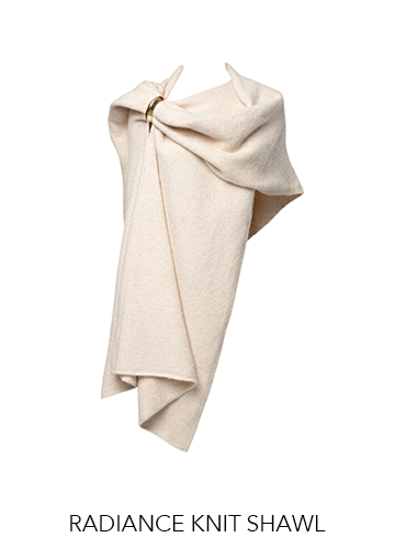 JLUXLABEL RADIANCE KNIT SHAWL