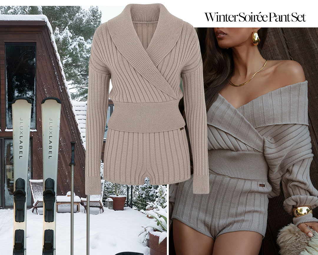 JLUXLABEL WINTER SOIREE PANT SET