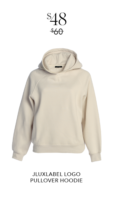 JLUXLABEL BONE LOGO PULLOVER HOODIE