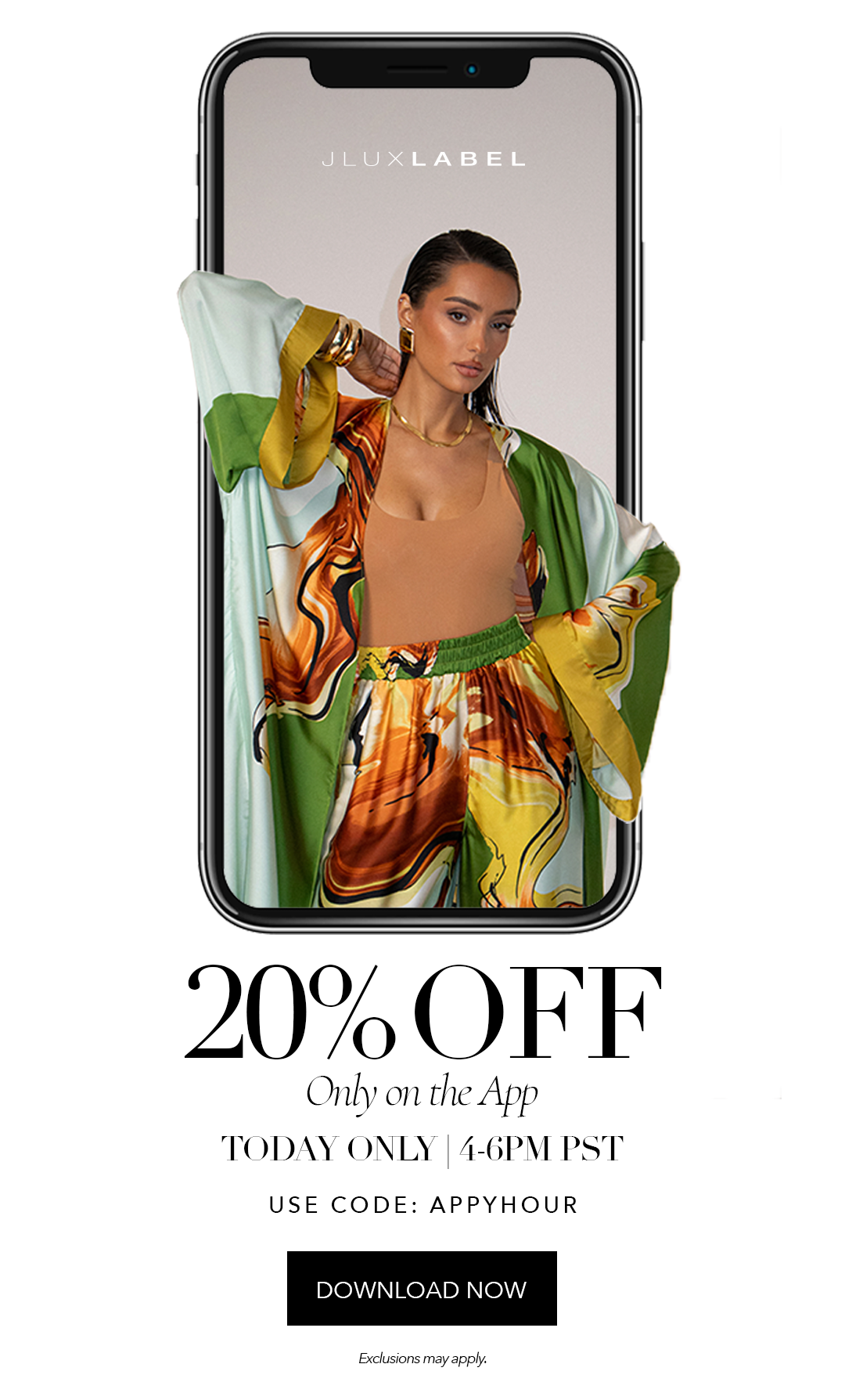 20% off app only 