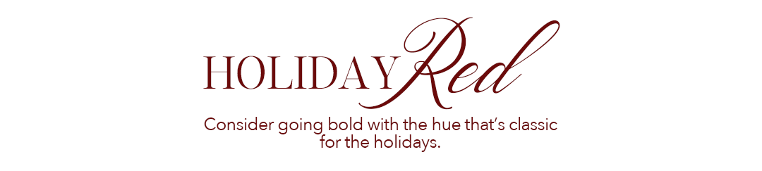 JLUXLABEL HOLIDAY RED