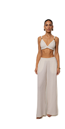 JLUXLABEL ivory-dockside-crepe-knit-bralette
