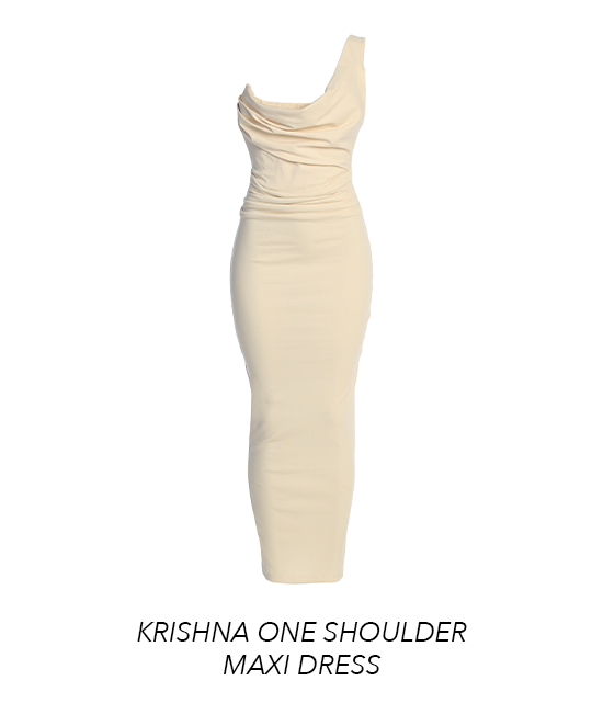 JLUXLABEL KRISHNA ONE SHOULDER MAXI DRESS