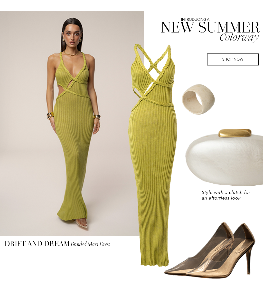 Drift And Dream Braided Maxi Dress
