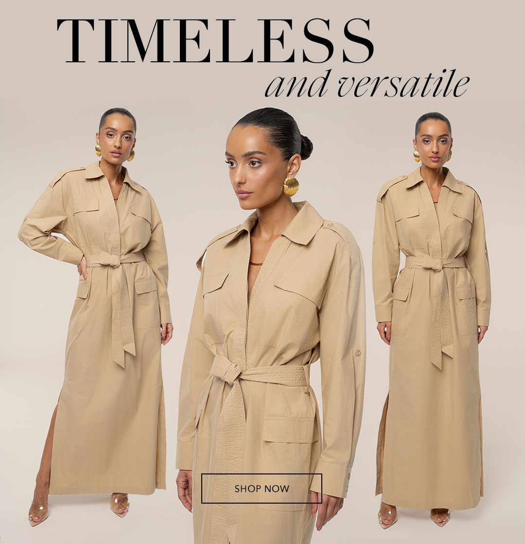 Khaki Harbor Shore Belted Maxi Dress