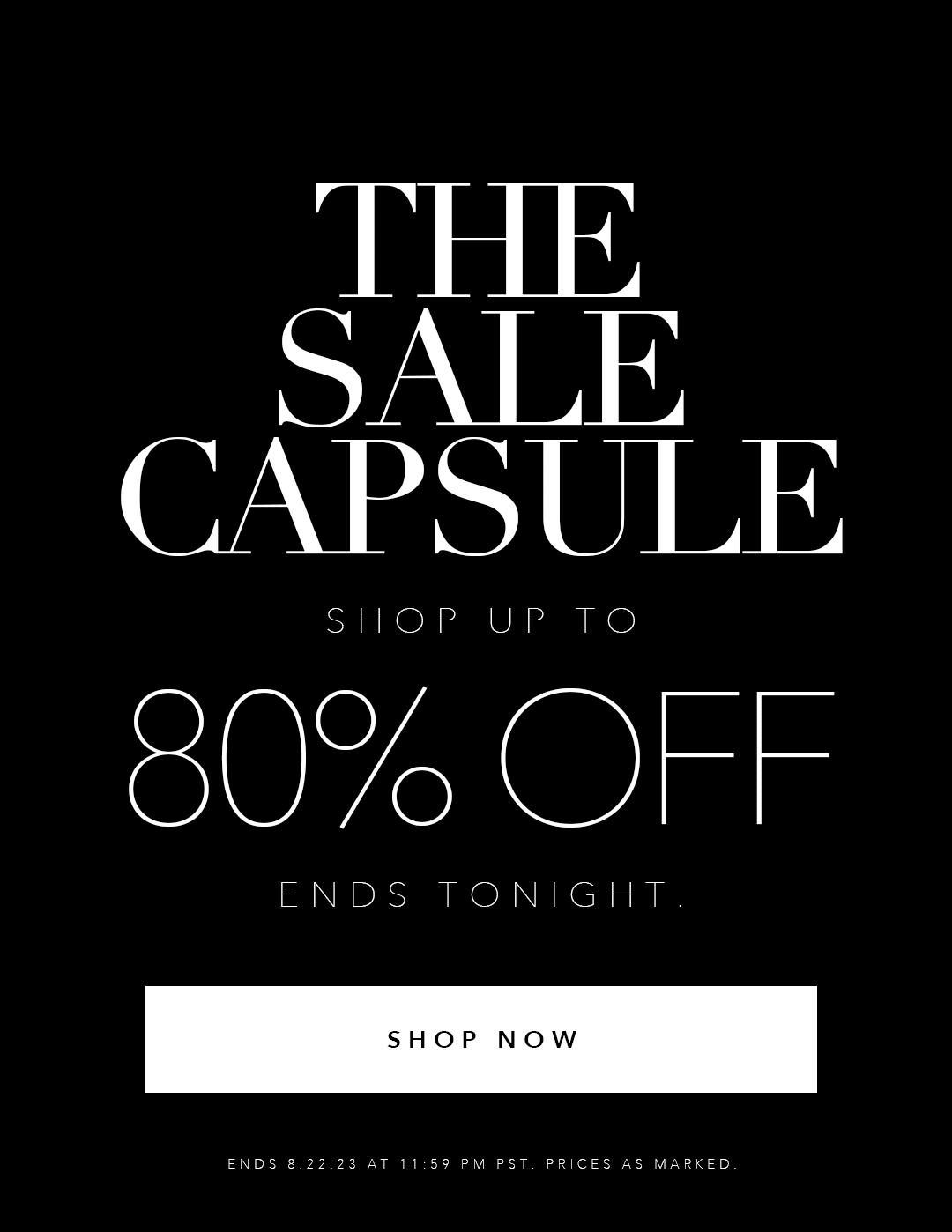 FINAL HOURS SHOP UP TO 80 OFF JLUXLABEL