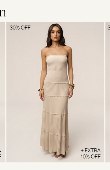 JLUXLABEL Vienna strapless maxi dress