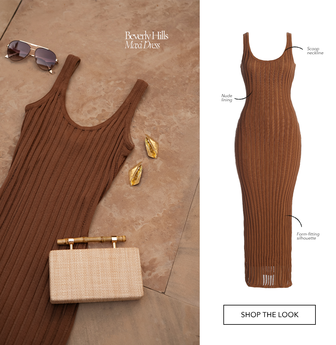 Pecan Beverly Hills Maxi Dress
