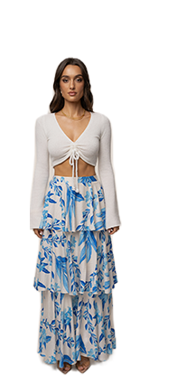 JLUXLABEL blue-floral-jasmine-ruffle-maxi-skirt