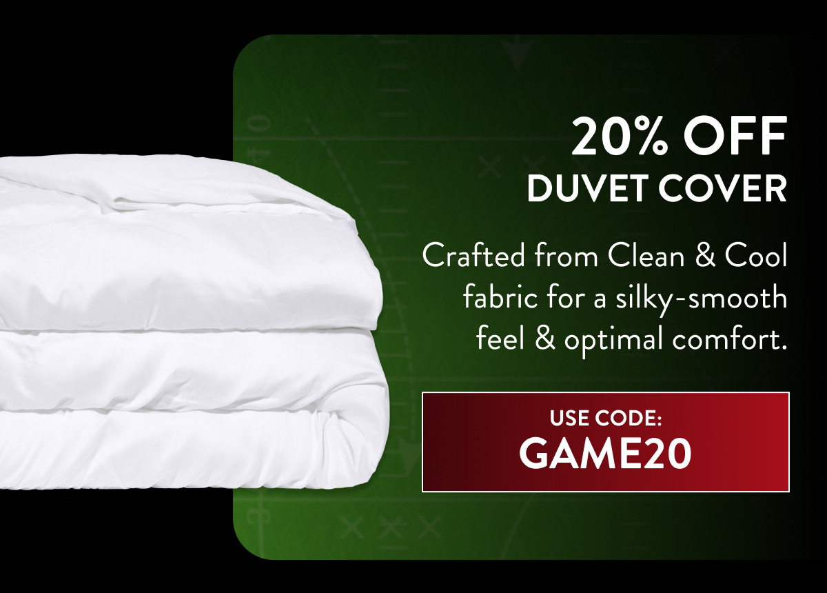 20% off duvet cover
