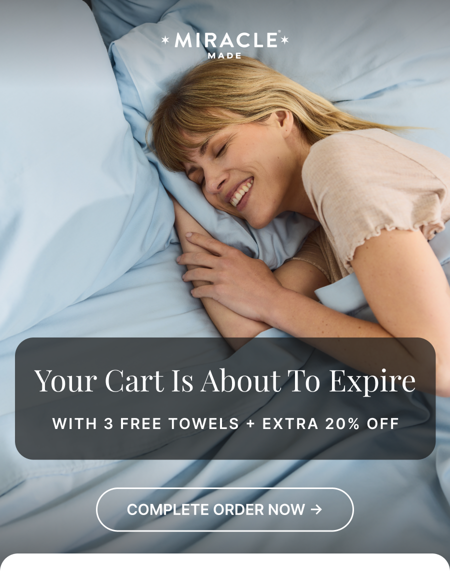 Your Cart Is About To Expire WITH 3 FREE TOWELS + EXTRA 20% OFF