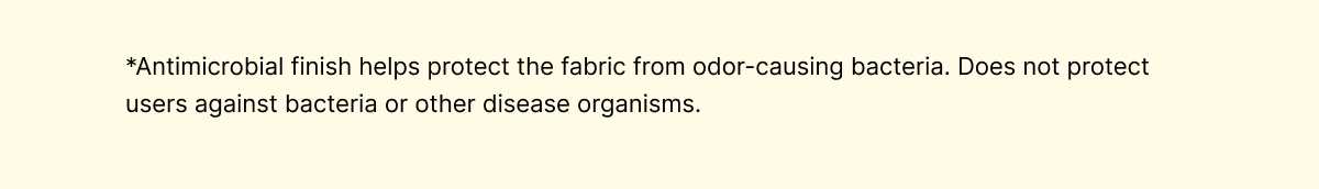 antimicrobial finish