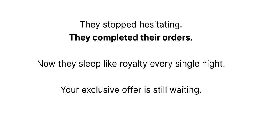 your exclusive offer is still waiting