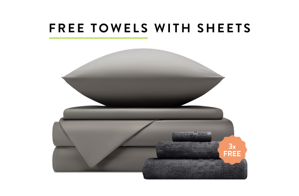 Free towels with sheets
