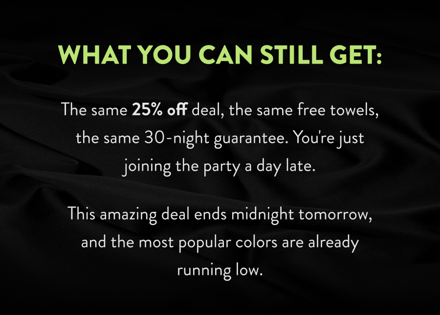 What you can still get: