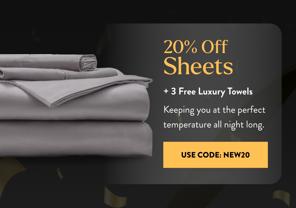 20% off sheets