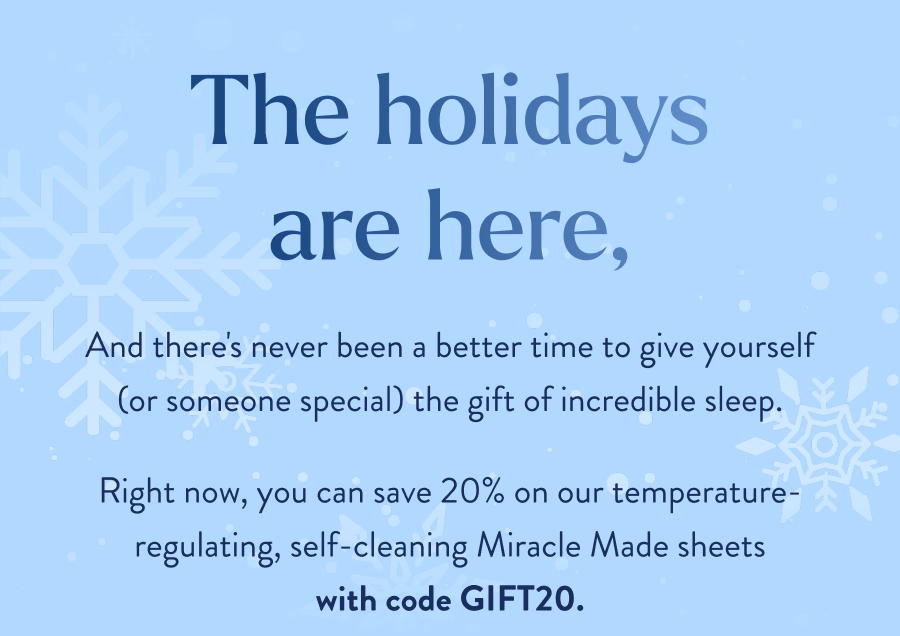 The holidays are here 