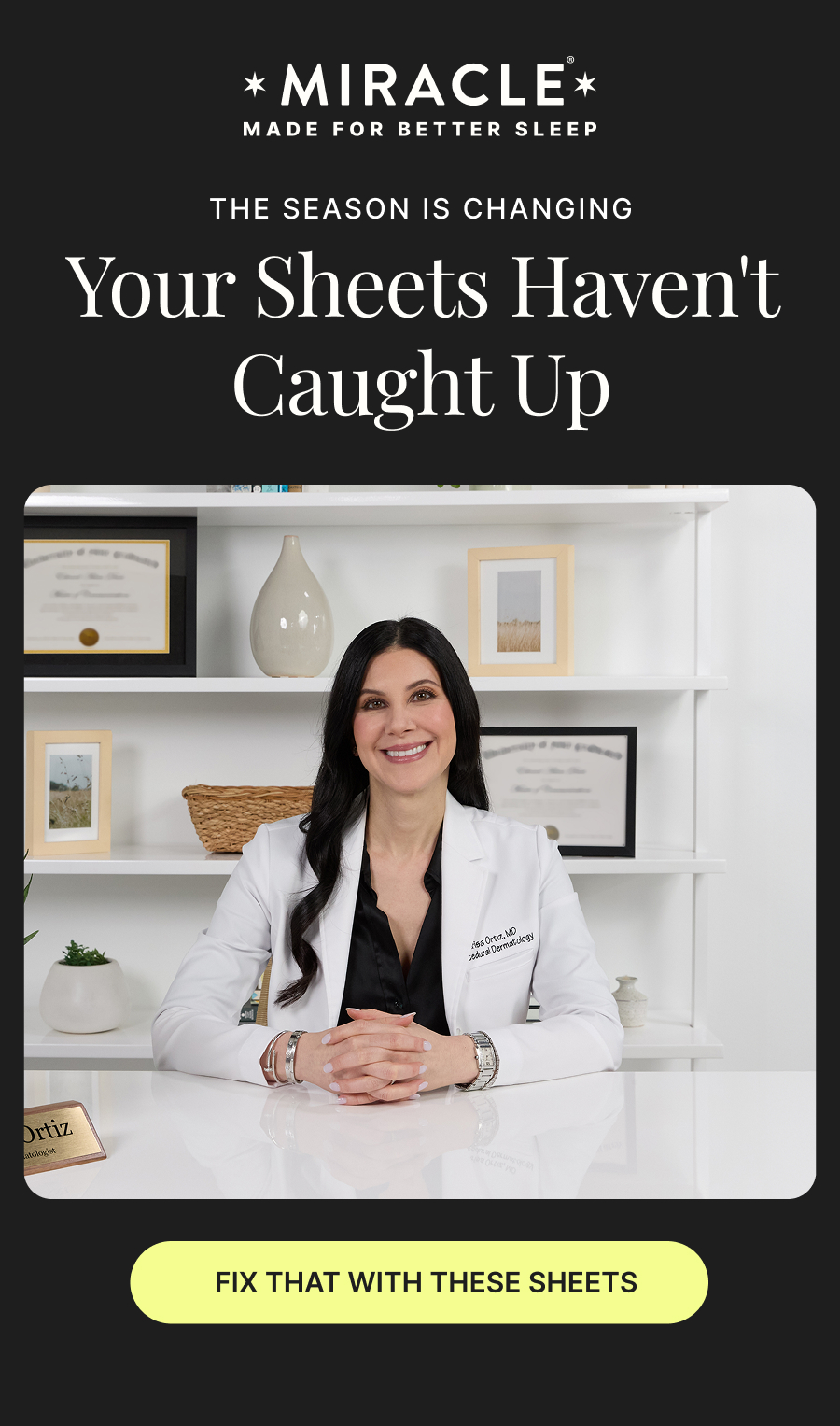The season is changing Your Sheets Haven't Caught Up | CTA:  Fix That With These Sheets