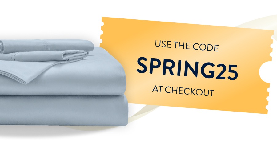 Use code SPRING25 at checkout. 