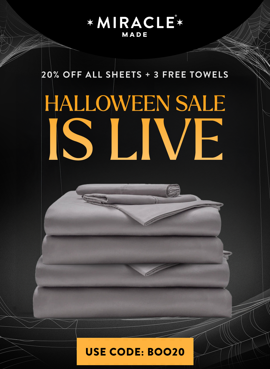 20% Off All Sheets + 3 Free Towels