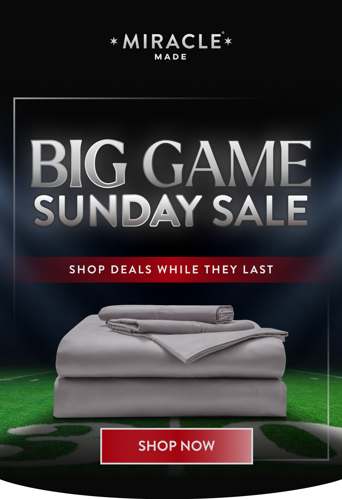 Big game Sunday sale