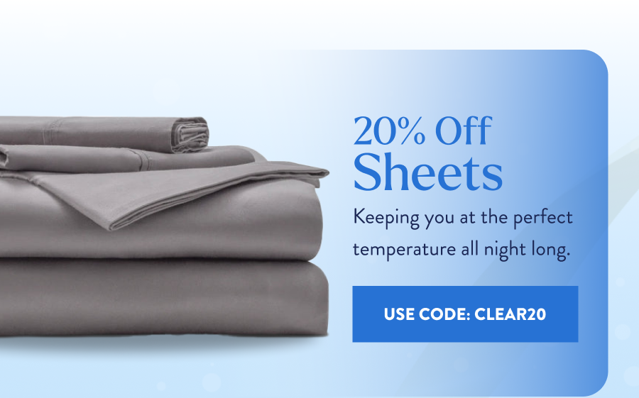 20% off sheets