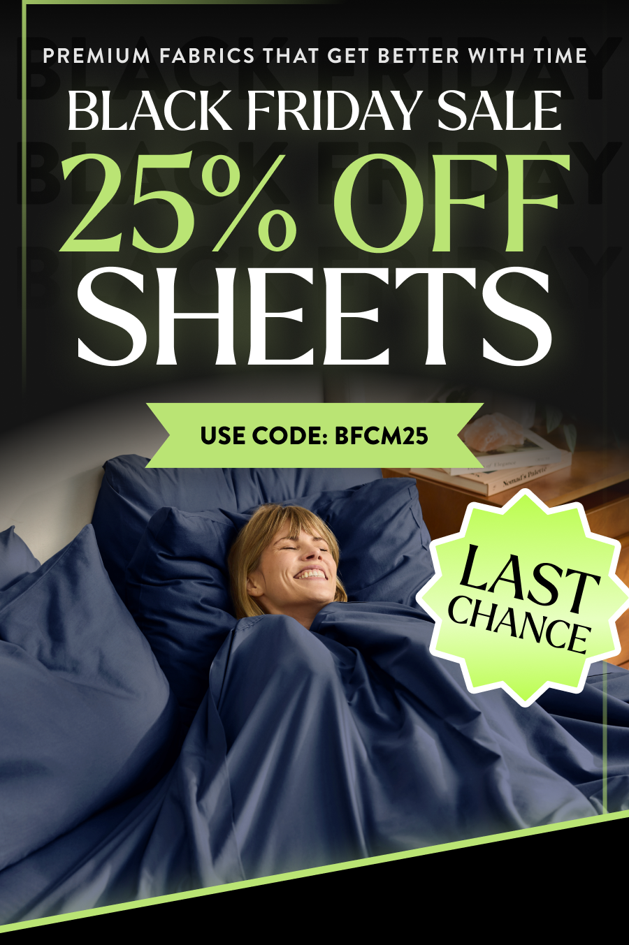 Black Friday Sale 25% Off | Use Code: BFCM 