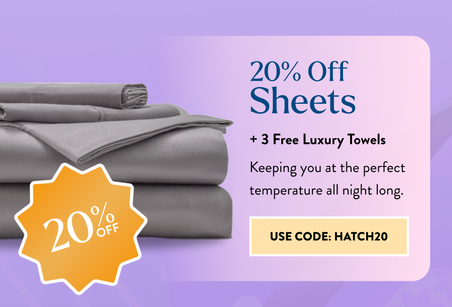 20% off Sheets