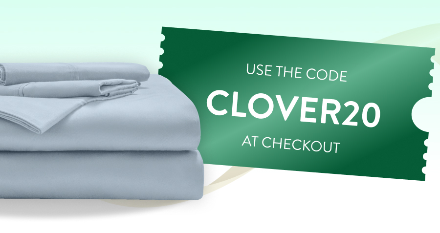 Use the code CLOVER20