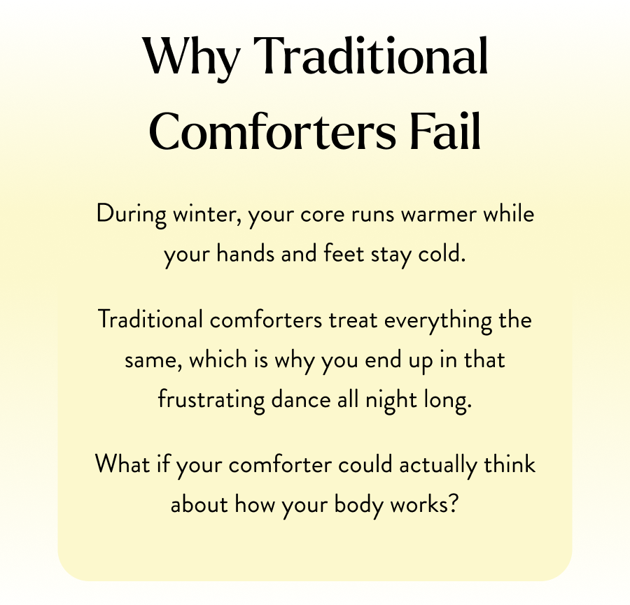 Why Traditional Comforters Fail