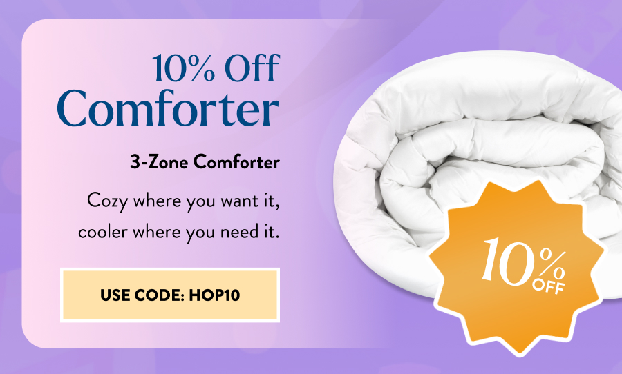 10% off comforter
